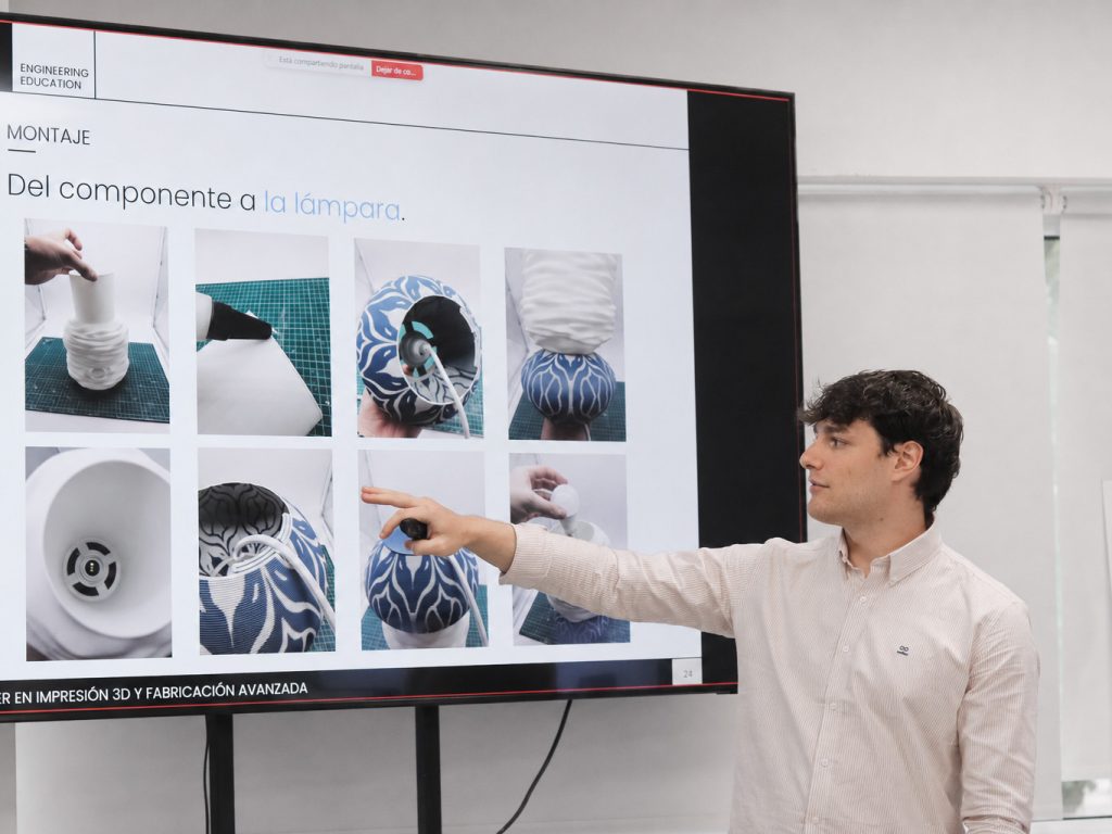 alumno máster impresión 3D