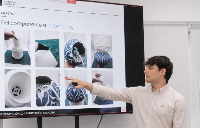 alumno máster impresión 3D